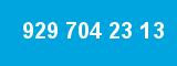 929 704 23 13